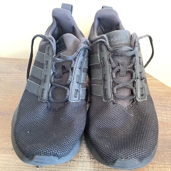 Adidas Women's Cloudfoam Comfy Black Running Sneaker Size 7 - Picture 3 of 11